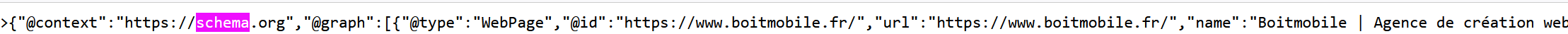 Exemple de Schema.org - Comment Booster Votre SEO en 2024 : Les Stratégies Incontournables - Boitmobile Création site internet